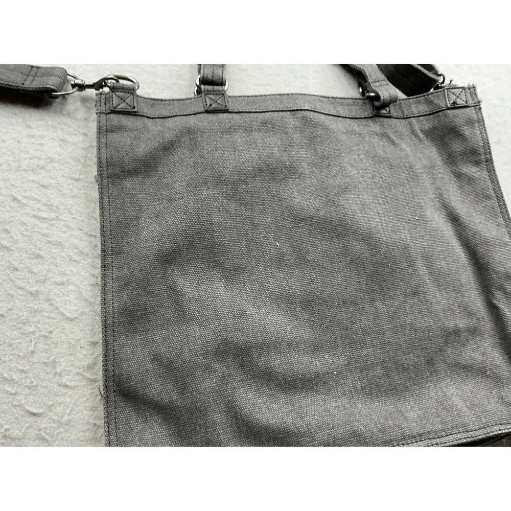 Rock Revival Y2K Canvas Messenger Bag Studded Crossbody Tote Grey OS Streetwear